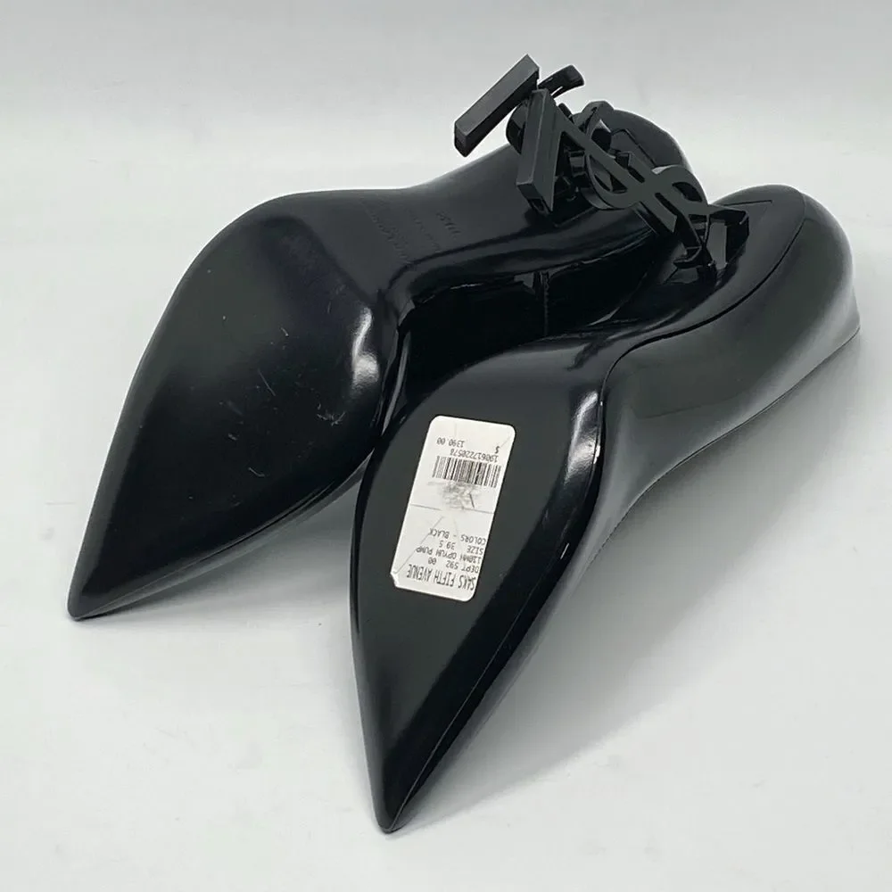 Saint Laurent Opyum Point-Toe Patent Leather Pumps size 39.5 - Picture 14 of 16